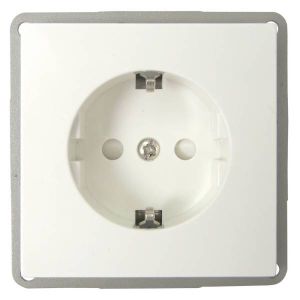 GAO MODUL 2P+F aljzat, süllyesztett beltéri kivitel   4707H - elektrobagoly.hu