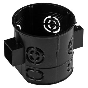 GAO Sorolható szerelvénydoboz, 60mm-es átmérő, 62mm mély, fekete, IP20, 5239H - elektrobagoly.hu