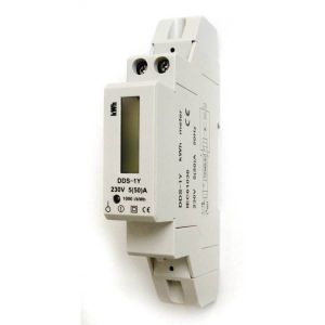 GAO Fogyasztásmérő,digitális 1P,(almérő) DIN sínre, 5256H - elektrobagoly.hu