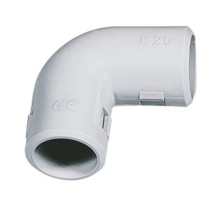 Elmark MÜ-II csőhöz PVC könyök, kisméretű 90°  D20 - elektrobagoly.hu