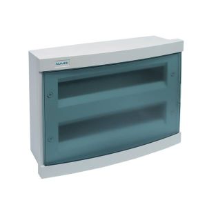 Elmark MŰANYAG FALON KÍVÜLI ELOSZTÓDOBOZ 2X14 Modul IP40 - elektrobagoly.hu