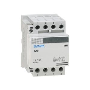 Elmark K40 moduláris kontaktor (mágneskapcsoló)  63A,230V, 2NO+2NC - elektrobagoly.hu