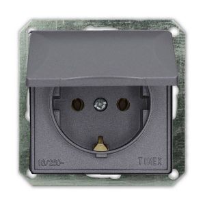GAO OPAL dugalj,1es,keret nélkül  földelt csap 8714H - elektrobagoly.hu