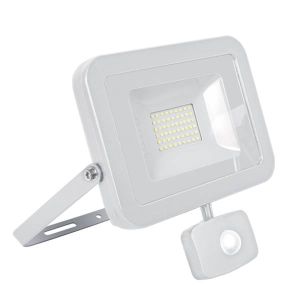 Elmark VEGA30 keskeny SMD LED fényvető mozgásérzékelővel 30W 4000K, fehér - elektrobagoly.hu