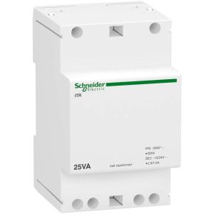 Schneider Electric ACTI9 Csengő transzformátor 25VA 230/12..24VAC A9A15215 - elektrobagoly.hu