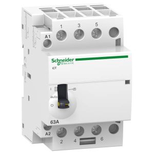 Schneider Electric ACTI9 iCT40A kézi vezérlésű kontaktor 50Hz,3NO,220-240VA A9C21843 - elektrobagoly.hu