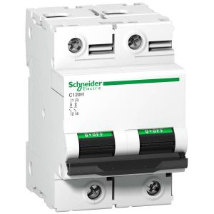 Schneider Electric ACTI9 C120H kismegszakító 2P,C,80A A9N18457 - elektrobagoly.hu