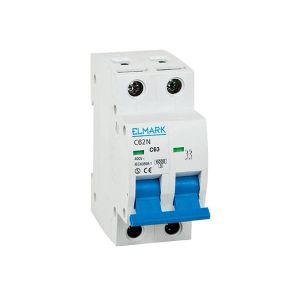 Elmark 62N/16A 2P  C karakterisztikájú kismegszakító 41216N - elektrobagoly.hu