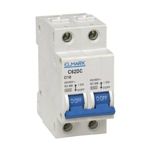 Elmark C60DC 6kA, 62DC/25A kismegszakító. - elektrobagoly.hu