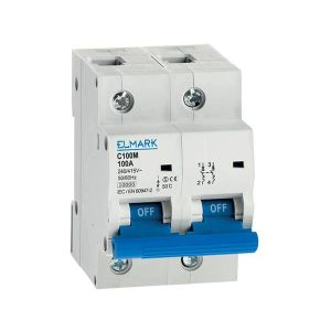 Elmark C100M 10KA 2P 80A C kismegszakító. - elektrobagoly.hu