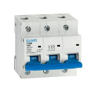 Elmark C100M 10KA 3P 100A C kismegszakító. - elektrobagoly.hu