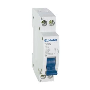 Elmark DP1N kismegszakító.DP1N/16A C, 4.5kA - elektrobagoly.hu