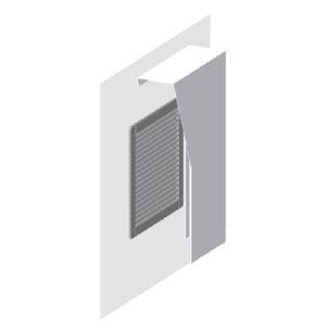 ALFA Electric Fém védőlemez 2000BP-RAL7035 - elektrobagoly.hu