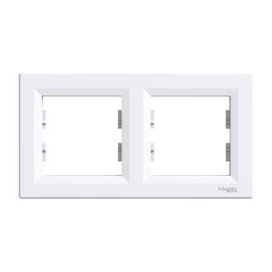 Schneider Electric ASFORA 2es keret, vízszintes, fehér EPH5800221 - elektrobagoly.hu