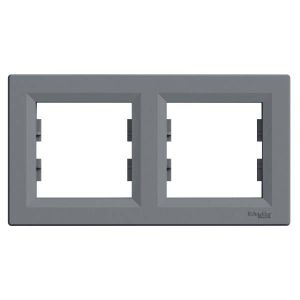 Schneider Electric ASFORA 2es keret, vízszintes, acél EPH5800262 - elektrobagoly.hu