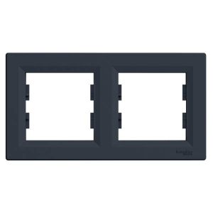 Schneider Electric ASFORA 2es keret, vízszintes, antracit EPH5800271 - elektrobagoly.hu