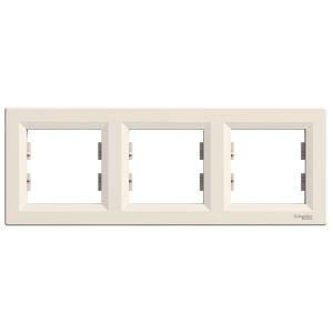 Schneider Electric ASFORA 3as keret, vízszintes, bézs EPH5800323 - elektrobagoly.hu