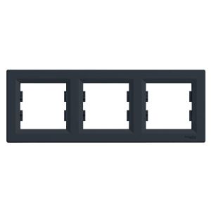 Schneider Electric ASFORA 3as keret, vízszintes, antracit EPH5800371 - elektrobagoly.hu