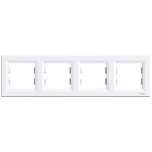 Schneider Electric ASFORA 4es keret, vízszintes, fehér EPH5800421 - elektrobagoly.hu
