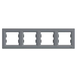 Schneider Electric ASFORA 4es keret, vízszintes, acél EPH5800462 - elektrobagoly.hu