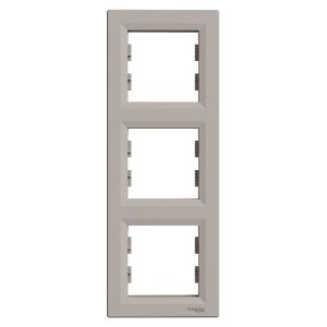 Schneider Electric ASFORA 3as keret,függőleges bronz EPH5810369 - elektrobagoly.hu