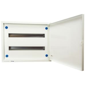 Modul160 süllyesztett szekrény 2x24KE, teli ajtóval