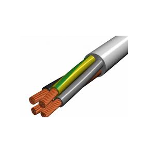 Mt (H05VV-F) 3x1,5mm2 fehér, sodrott réz vezeték