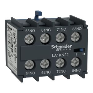 Schneider Electric LA1KN04 LC1K-hoz segédréintkező blokk.homloklapi .4NY - elektrobagoly.hu