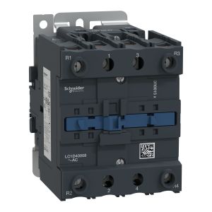 Schneider Electric LC1D40008E7 4-pólusú  mágneskapcsoló  48V 50/6fehér  - elektrobagoly.hu