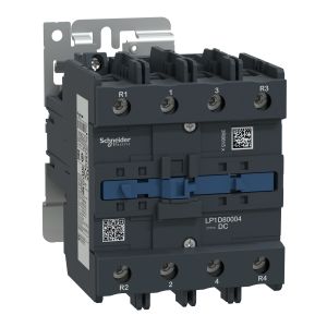 Schneider Electric LP1D80004BD mágneskapcsoló  24VDC tekercs 80A. 4záró főérintkezővel - elektrobagoly.hu