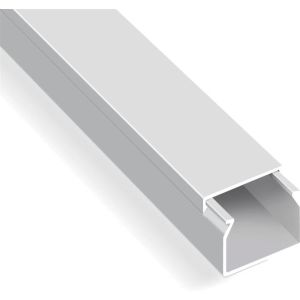 Neomax ultra - műanyag csatorna,öntapadós, fedéllel, 40x40mm FEHÉR
