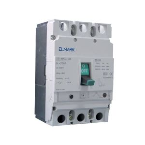 Elmark Kompakt megszakító MCCBDS1 MAX- 125 3P 125A állítható védelemmel  44166MM - elektrobagoly.hu