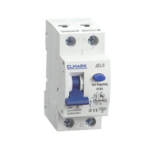 Elmark Kombinált áramvédőkapcsoló, C karakterisztika 2P 16A/300mA,6kA - elektrobagoly.hu