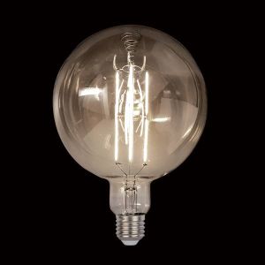 Elmark LED vintage fényforrás dimmerelhető 8W E27 átmérő:200mm melegfehér  füstszínű - elektrobagoly.hu