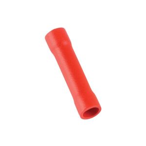 Elmark Toldóhüvely 1,0mm2, 25mm hossz,piros - elektrobagoly.hu