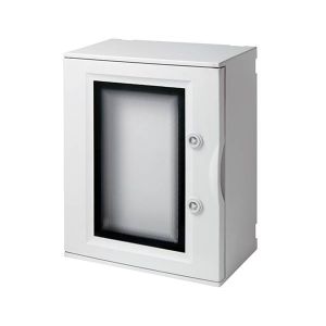 Elmark Poliészter szekrény átlátszó ajtóval  435x655x265mm,IP65 5364365215 - elektrobagoly.hu