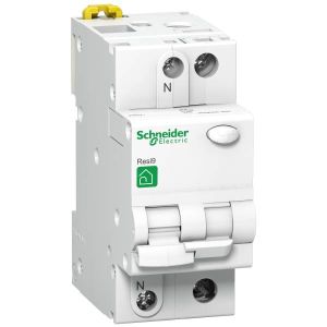 Schneider Electric RESI9 kombinált áramvédőkapcsoló AC osztályú 1P-N,C,16A, 30mA, R9D31216 - elektrobagoly.hu