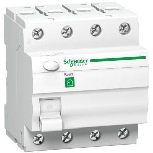 Schneider Electric RESI9 áramvédőkapcsoló AC osztályú 4P, 63A, 30mA R9R11463 - elektrobagoly.hu