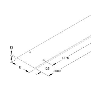 Niedax fedél 300x3000 RDV 300 F