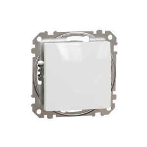 SEDNA U Egypólusú nyomó,rugós bekötés,10A,(101N),fehér, SDD111111