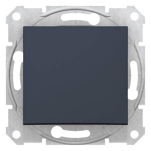 Schneider Electric SEDNA 1P kapcsoló rugós bekötésű 10A, grafit (101)  SDN0100170 - elektrobagoly.hu