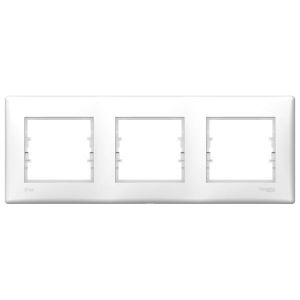 Schneider Electric SEDNA 3as keret, IP44, fehérehérér SDN5810721 - elektrobagoly.hu