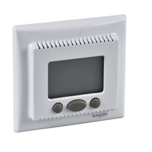 Schneider Electric SEDNA programozható szobatermosztát 16A kerettel együt SDN6000221 - elektrobagoly.hu