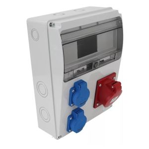 TDB10-11M Out:2×SCHUKO+1×32A(3P+N+E)
