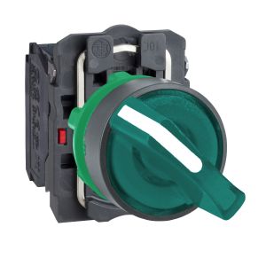 XB5AK123B5 világító választókapcsoló  LED-es. zöld. 24V XB5AK123B5