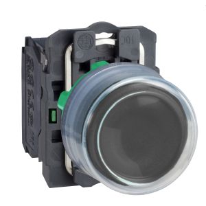 XB5AP21 gumisapkás  nyomógomb fekete XB5AP21