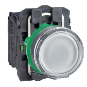 Schneider Electric XB5AW31M5 LED-es világító nyomógomb  fehér. 230V - elektrobagoly.hu